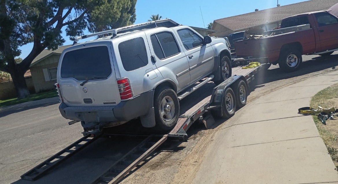 Vehicle transport trailer